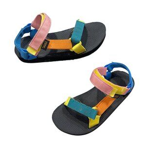 TEVA Original Universal Multicolor Lightweight Hook and Loop Sandal Kids size 1